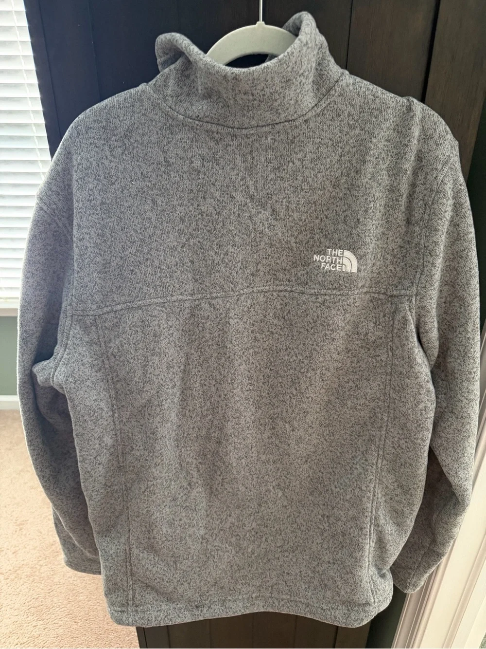 The North Face Men’s Grey Full-Zip Fleece Jacket